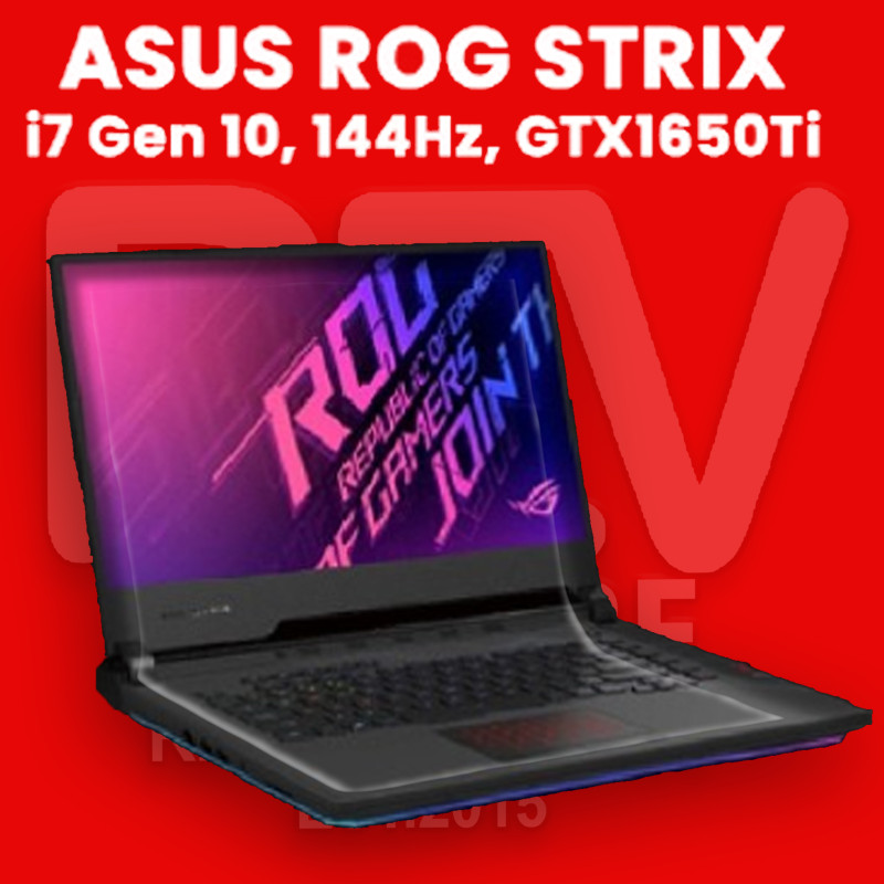 Asus ROG Strix i7 Gen 10, 144 Hz, Gtx 1650Ti