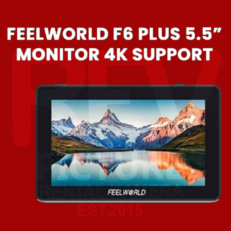 Feelworld f6 plus5.5" monitor 4k support