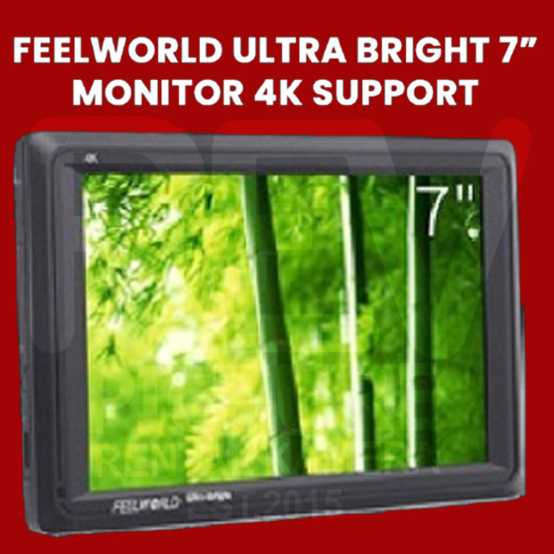 Feelworld ultra bright 7" monitor 4k support